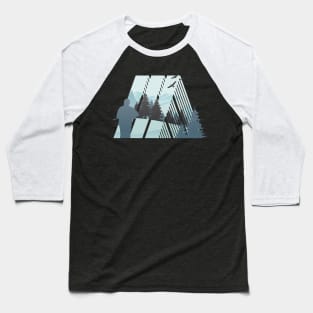 Camping in Nature Design Baseball T-Shirt